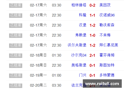 JN江南体育德甲第19轮综述+最新积分榜，领头羊客场告负，拜仁+门兴缩小分差